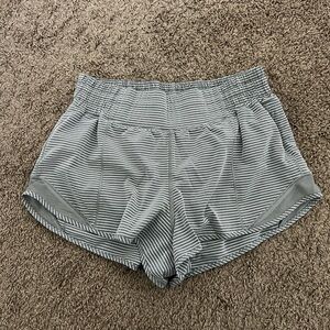 Striped Gray Women's Shorts